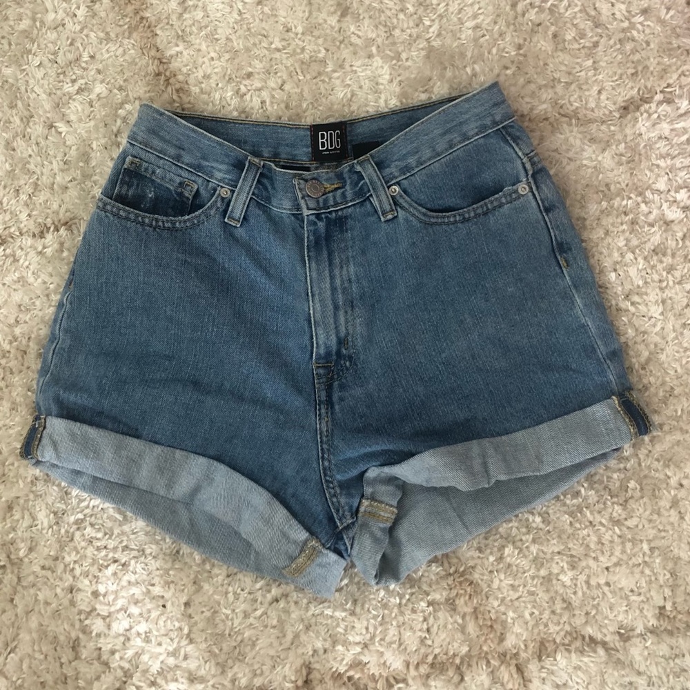 BDG size 26 high rise jean shorts